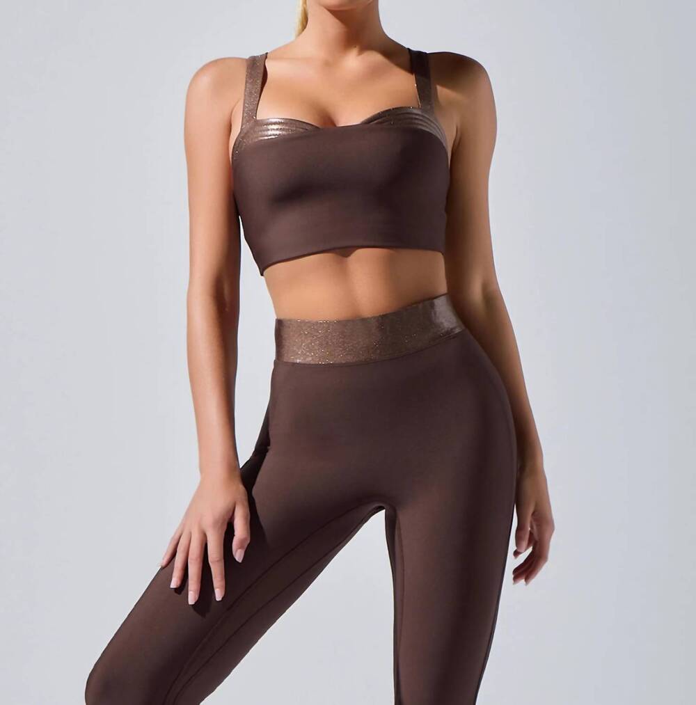 NEW HEROINE SPORT lina sports bra in oak